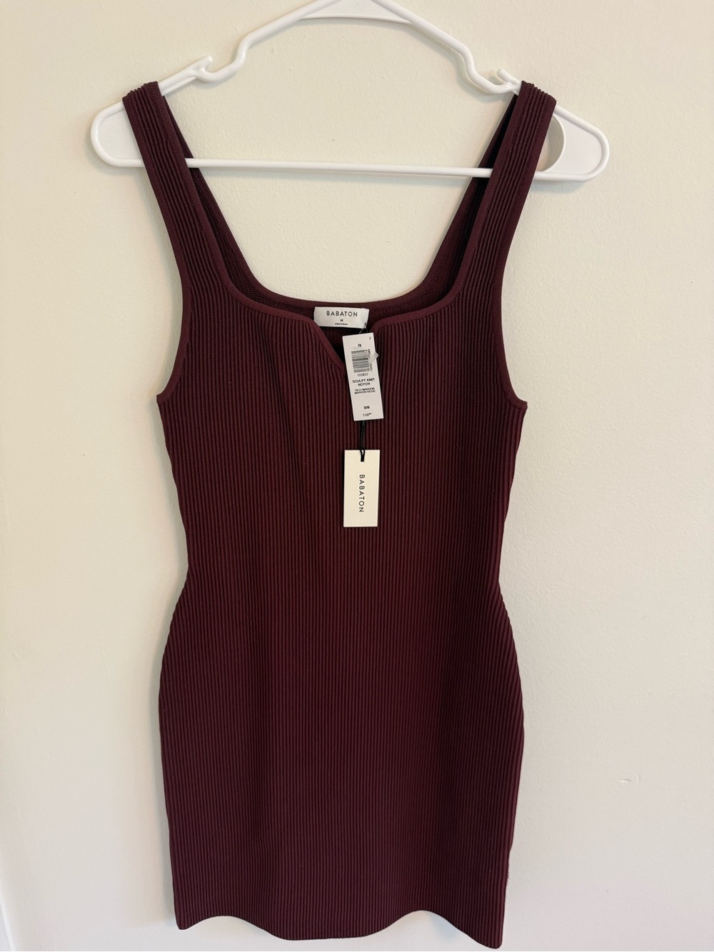 Aritzia Babaton Sculpt Knit Notch Dress - Picture 5 of 8